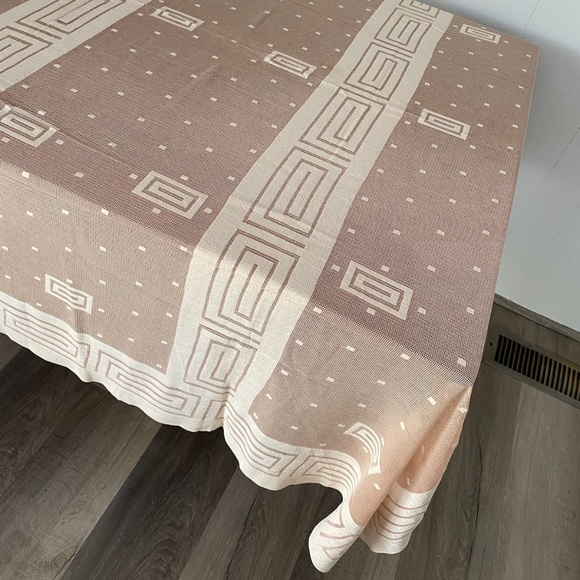 VTG 1930s Sheer Tablecloth Large Rectangle 65.5 x 79" - Picture 1 of 9